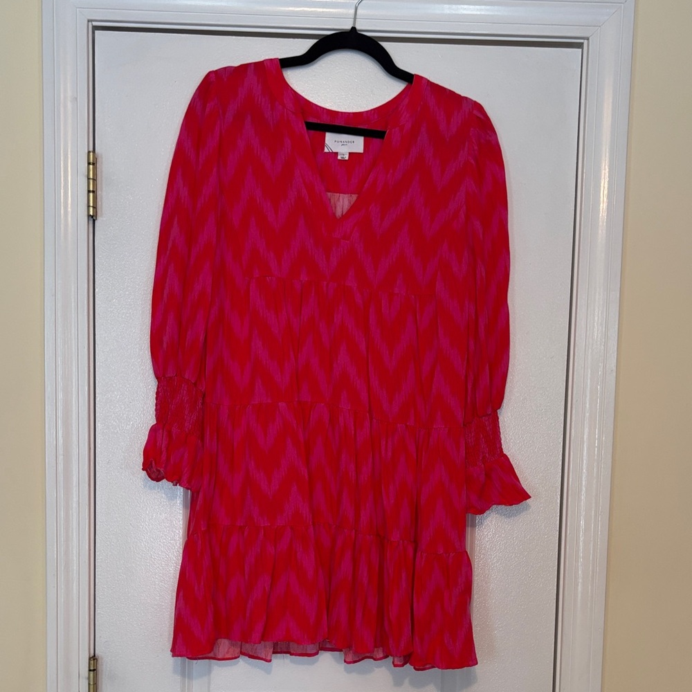 Pomander Place from Tuckernuck Red Chevron Kenzo Dress